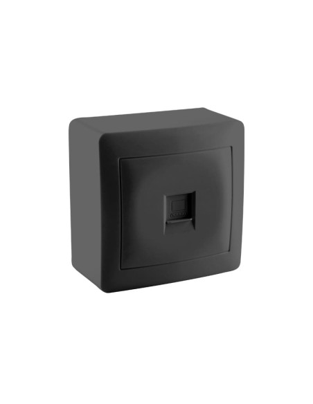 ΠΡΙΖΑ ΔΕΔΟΜΕΝΩΝ RJ45 CAT6 ΕΞΩΤΕΡΙΚΗ IP20 KARIN ΜΑΥΡΗ | REDPOINT | 28754