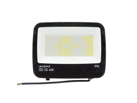 "COMBI" ΜΑΥΡΟΣ ΠΡΟΒΟΛΕΑΣ ΜΕ ΕΠΙΛΟΓΗ 100-150-200W+ΕΠΙΛΟΓΗ CCT 3000k-4000k-6000k IP66 (κατασκευή Κίνα) | REDPOINT | 29709