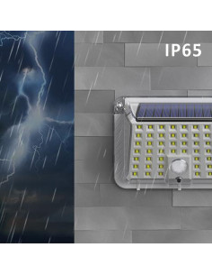 "LUIZE" SOLAR ΠΡΟΒΟΛΕΑΣ ΚΗΠΟΥ ΕΠΙΤΟΙΧΟΣ ΜΕ ΑΝΙΧΝΕΥΤΗ ΚΙΝΗΣΗΣ 6500k ABS ΛΕΥΚΟΣ IP65 (Made In P.R.C) | REDPOINT | 29647 2