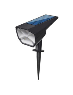 "KORA" SOLAR ΦΩΤΙΣΤΙΚΟ ΚΗΠΟΥ ΕΠΙΤΟΙΧΟ Η ΜΕ ΚΑΡΦΙ RGB+6500k ABS ΜΑΥΡΟ IP65 (Made In P.R.C) | REDPOINT | 29644 2