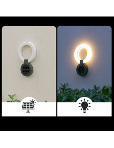 "FENTI" SOLAR ΑΝΑΔΙΠΛΟΥΜΕΝΟ ΦΩΤΙΣΤΙΚΟ ΚΗΠΟΥ ΕΠΙΤΟΙΧΟ Η ΜΕ ΚΑΡΦΙ 3000K ABS ΜΑΥΡΟ IP65 (Made In P.R.C) | REDPOINT | 29643 2