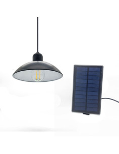 "SOLIZ" SOLAR ΦΩΤΙΣΤΙΚΟ ΚΗΠΟΥ ΜΕ ΚΑΠΕΛΟ (Φ15) + 5 ΜΕΤΡΑ ΚΑΛΩΔΙΟ ΜΑΥΡΟ ΑΛΟΥΜΙΝΙΟ IP64 (Made In P.R.C) | REDPOINT | 29636