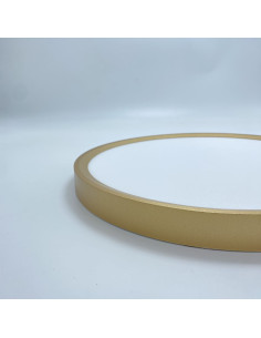 "PENDY" Φ500 40W 3CCT ΧΡΥΣΟ ΦΩΤΙΣΤΙΚΟ ΟΡΟΦΗΣ ΜΕ ΔΥΝΑΤΟΤΗΤΑ ΚΡΕΜΑΣΜΑΤΟΣ SLIM (2,5cm) (ΚΙΝΑ) | REDPOINT | 29804