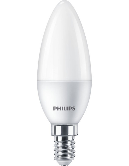 ΛΑΜΠΑ PHILIPS LED ΚΕΡΙ E14 5W-40W/827 470L 2700k