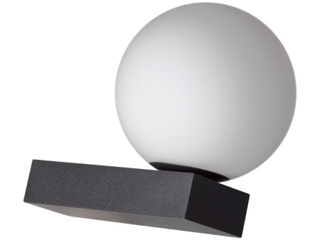 Avide Φωτιστικό Τοίχου Olly Μαύρο 1 | ATC | 15.001.0852