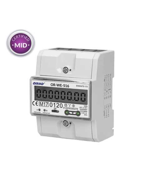 Μετρητής Ενέργειας Τριφασικός MODBUS 80Α