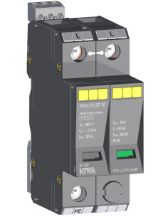 Αντικεραυνικό AC T1+T2+T3 1-πόλος 30kA monoblock με επικοινωνία